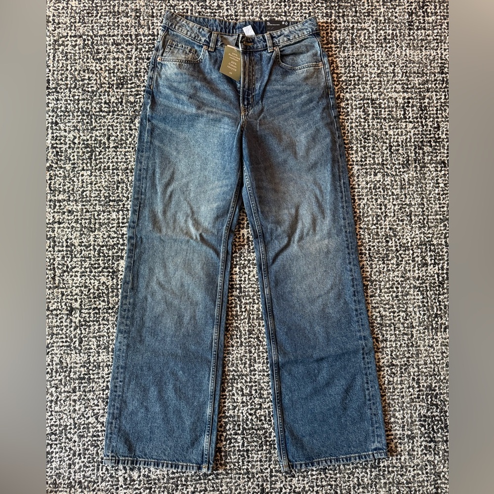 NWT H&M Wide Leg High Waist Jeans